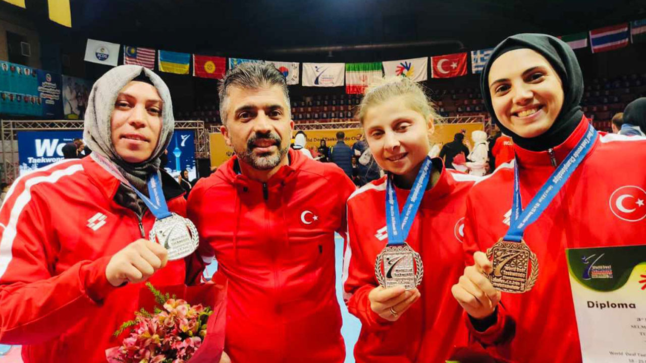 İşitme engelli milli sporcular, İran'da 5 madalya kazandı