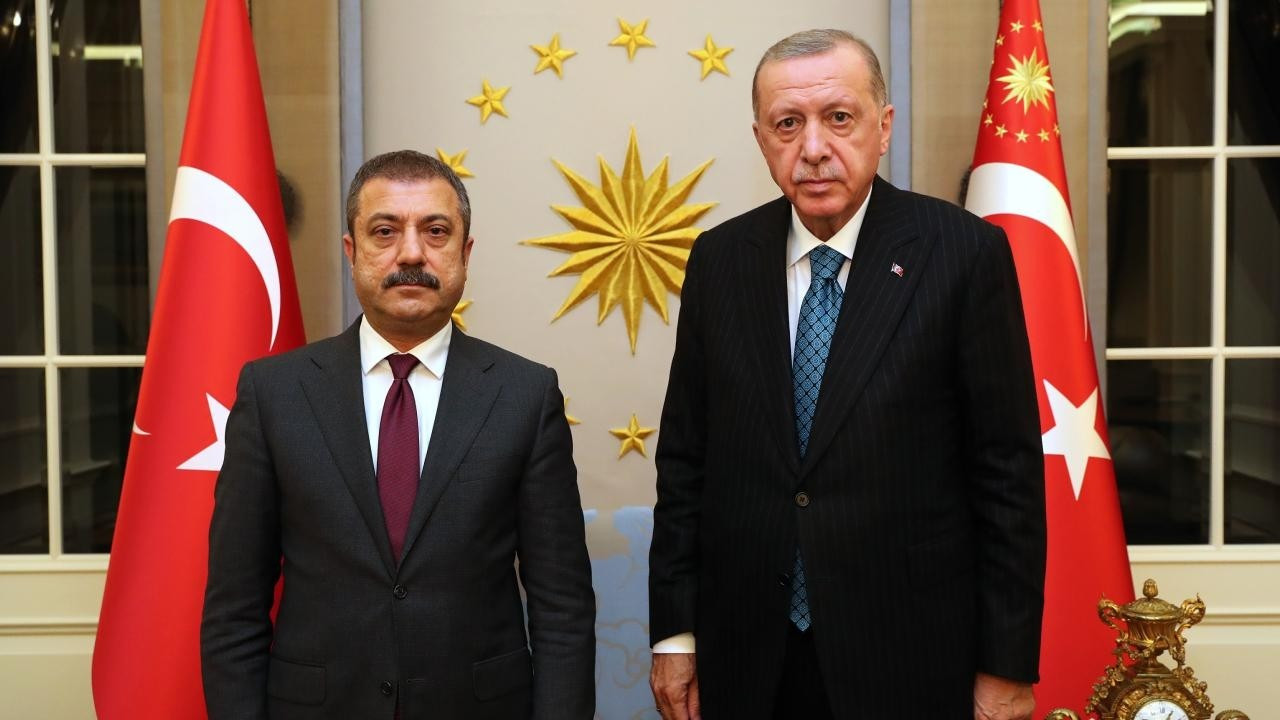 Erdoğan, Kavcıoğlu ve kamu bankalarının müdürleriyle görüştü