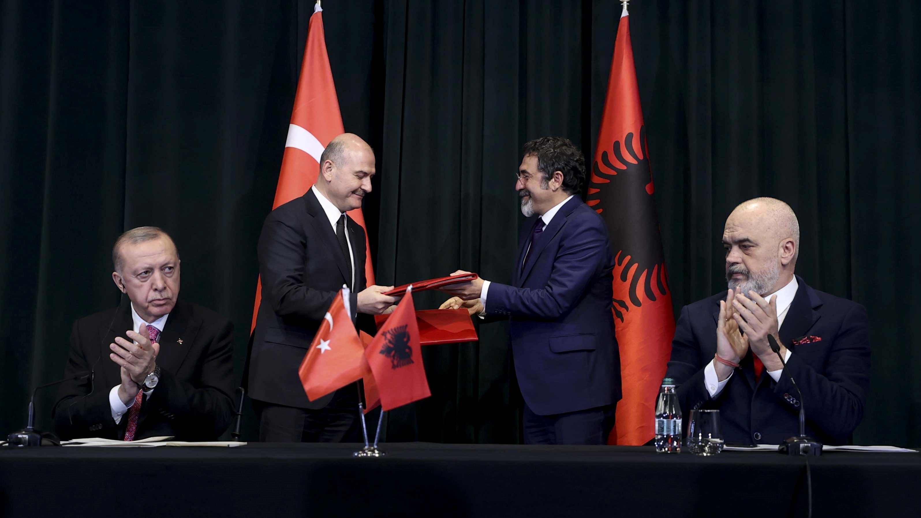 Türkiye ile Arnavutluk arasında 7 anlaşma imzalandı