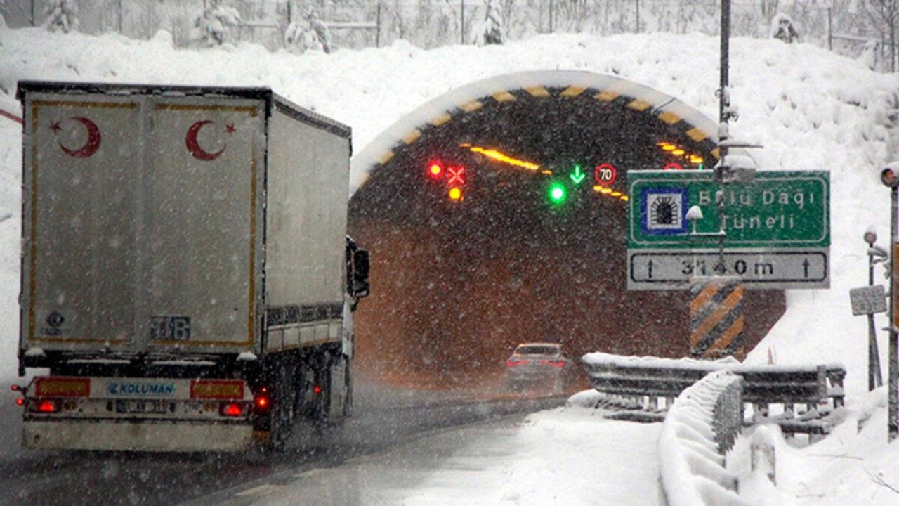 Bolu Dağı Tüneli araç geçişine kapatıldı