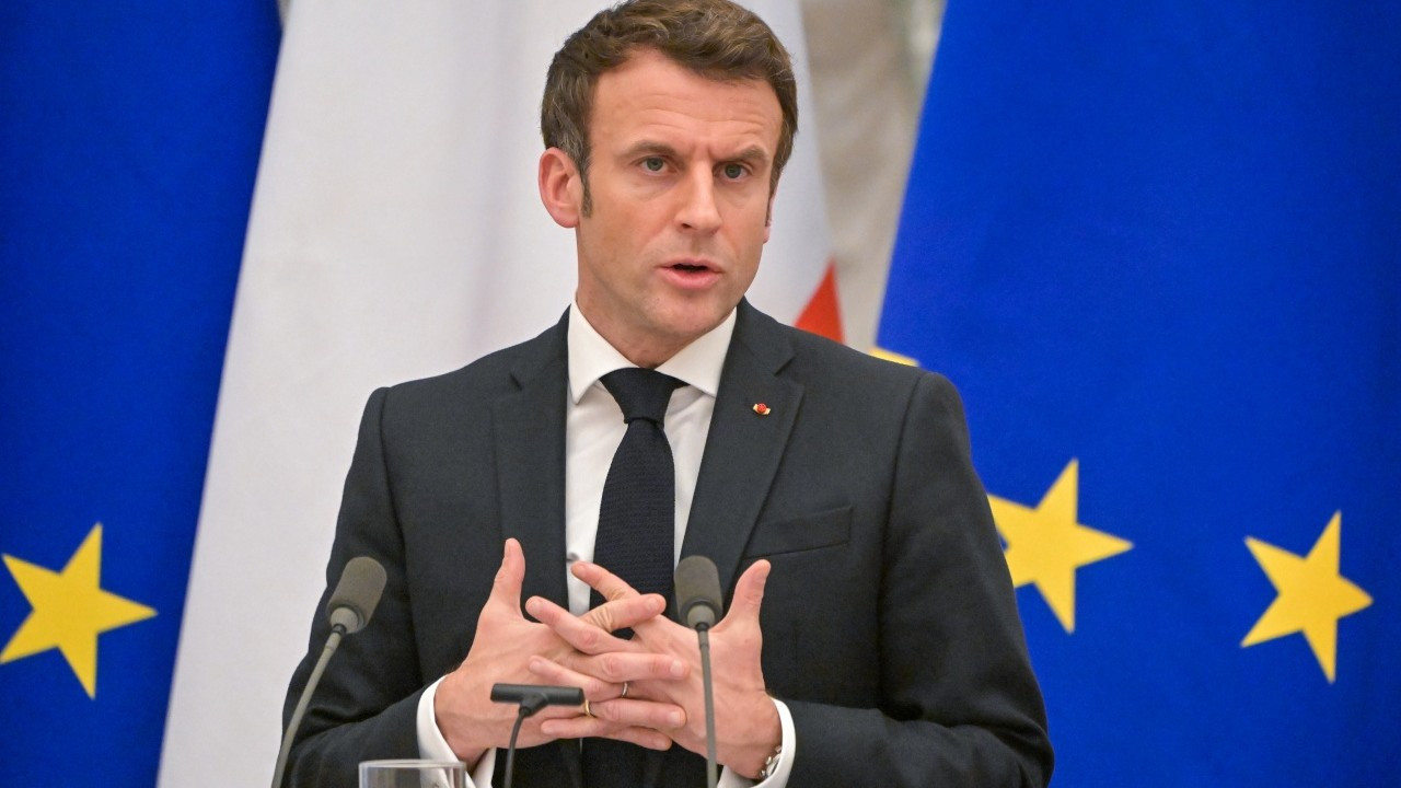 Macron: Rusya’nın Ukrayna'ya saldırıları soykırım olarak nitelendirilemez
