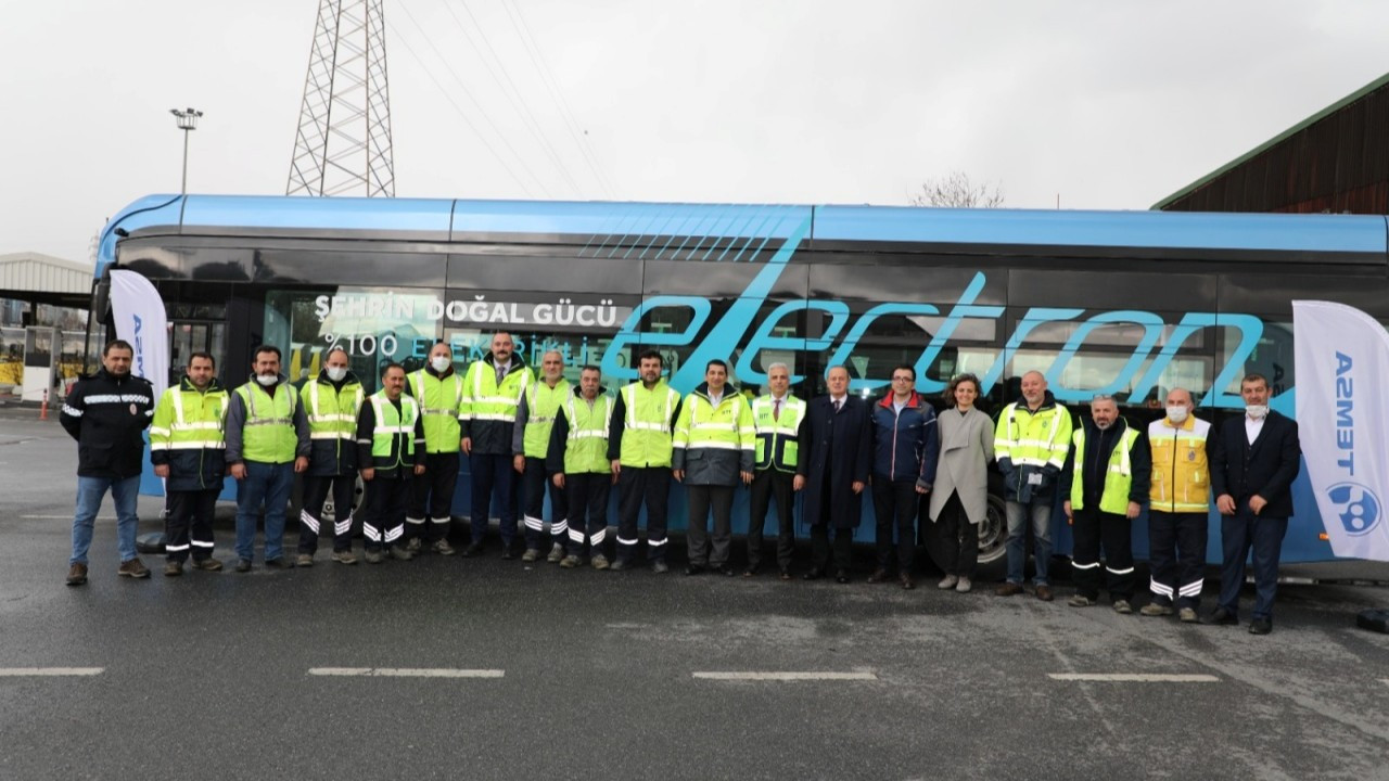 TEMSA'nın elektrikli otobüsü Avenue Electron İstanbul'da test ediliyor