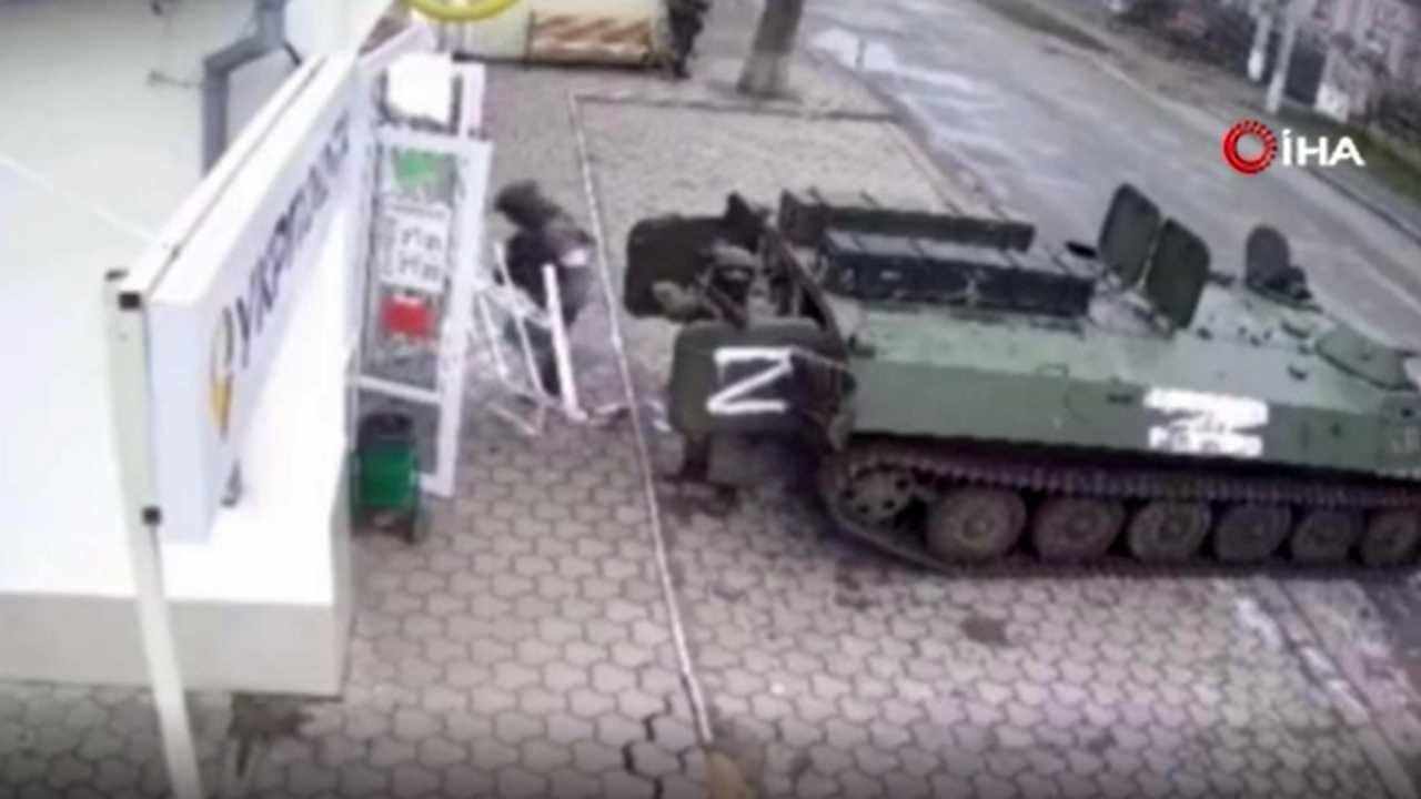 Rus askerleri, marketleri yağmaladı