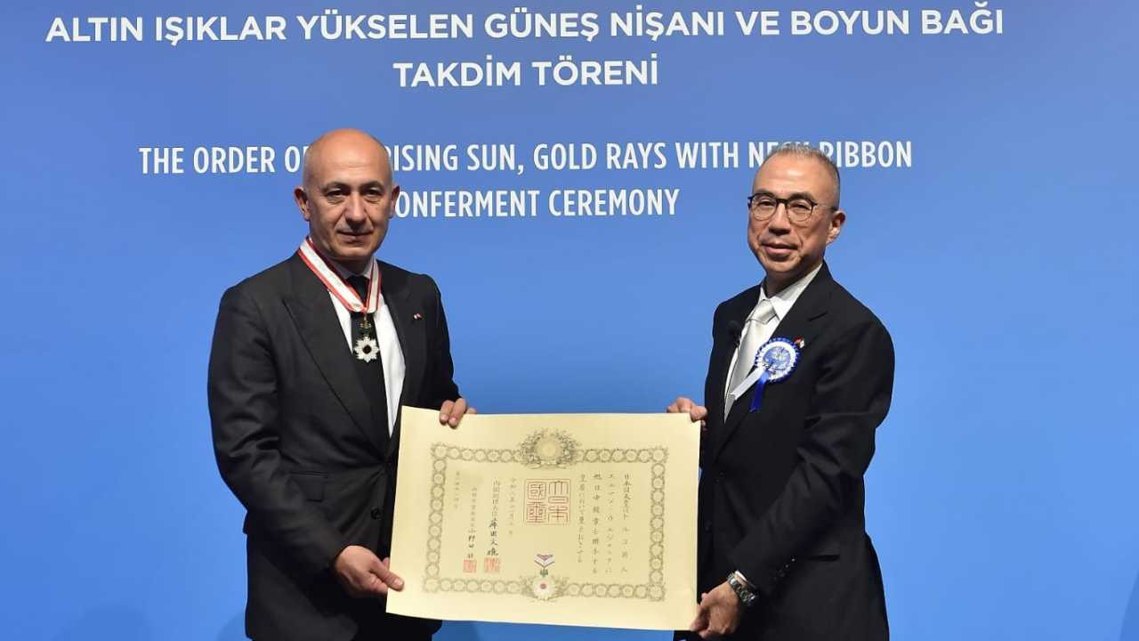 Dr. Erman Ilıcak, Japonya’nın en yüksek devlet nişanını aldı