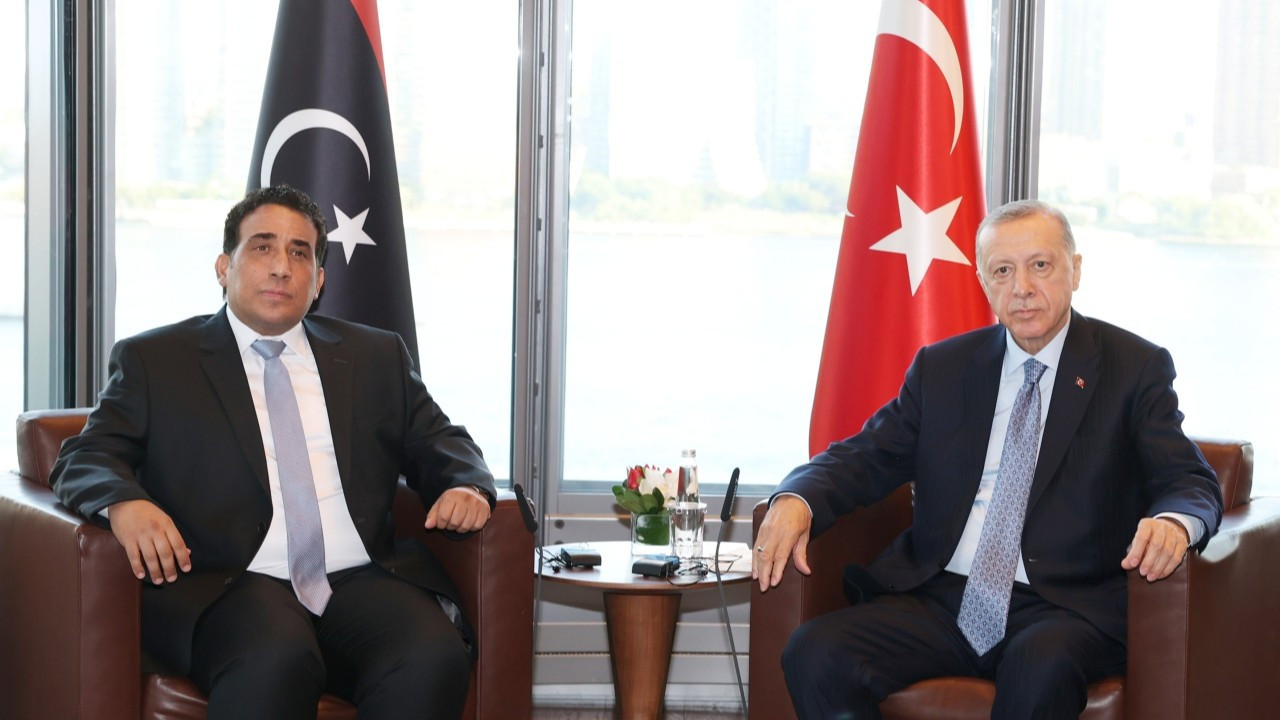 Cumhurbaşkanı Erdoğan, Menfi ile bir araya geldi