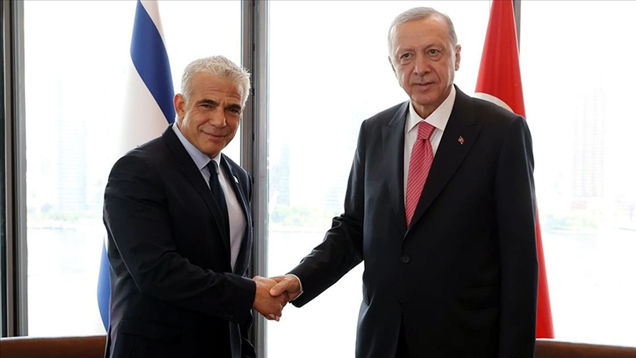 Cumhurbaşkanı Erdoğan İsrail Başbakanı Lapid'i kabul etti