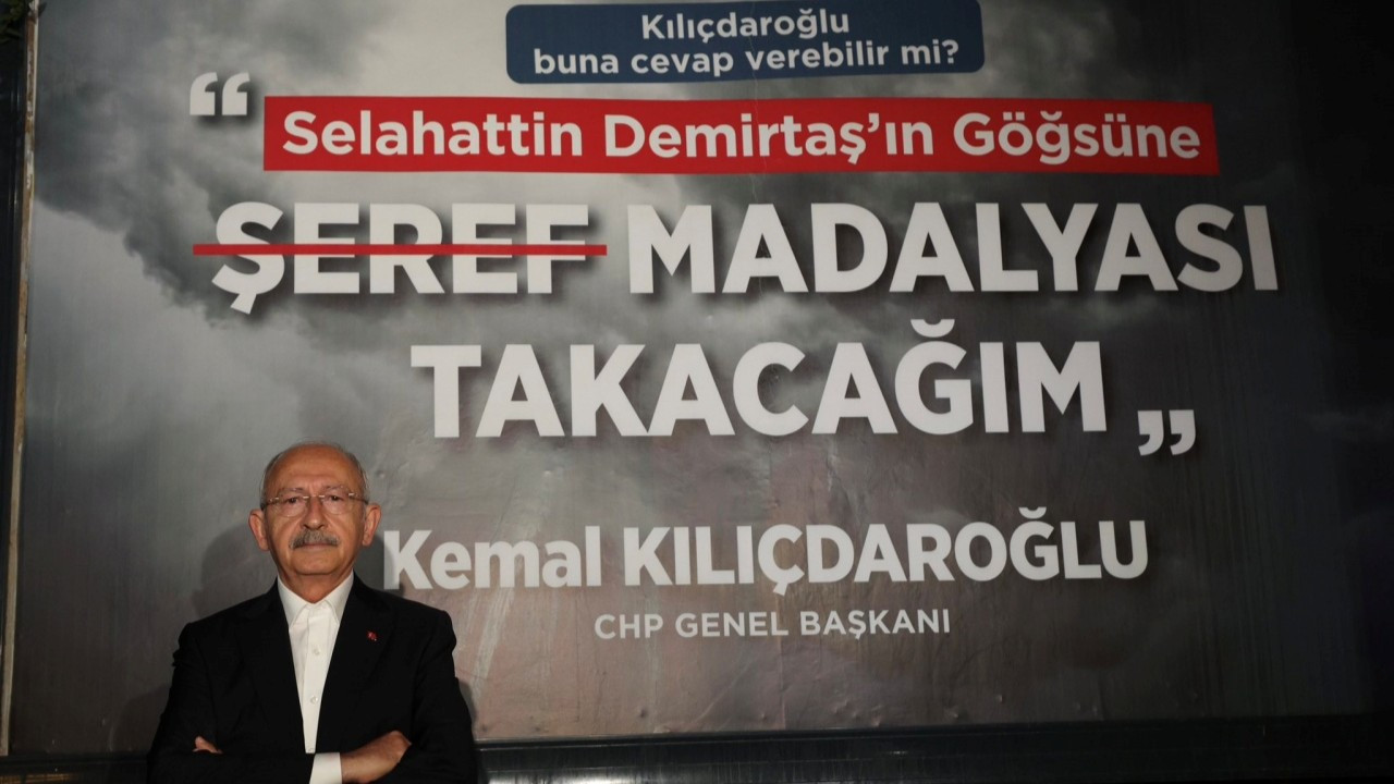Kılıçdaroğlu'dan afiş tepkisi