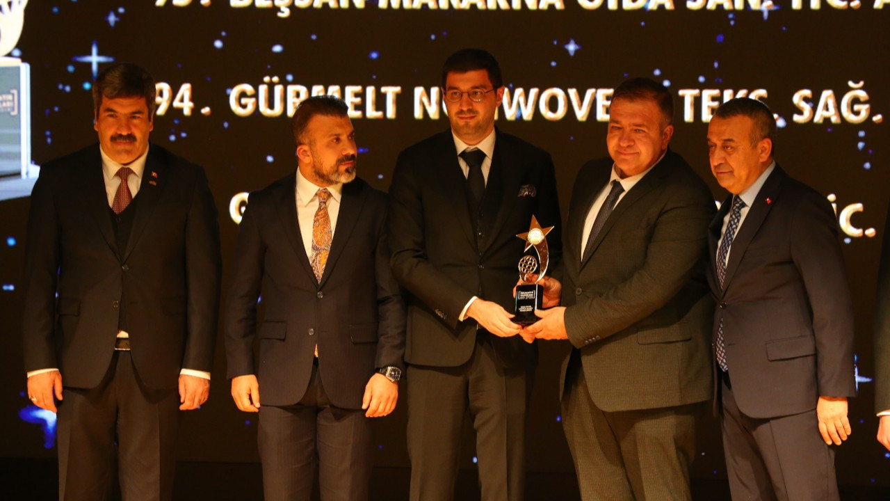 Güneydoğu Anadolu'nun yıldız ihracatçıları ödüllendirildi