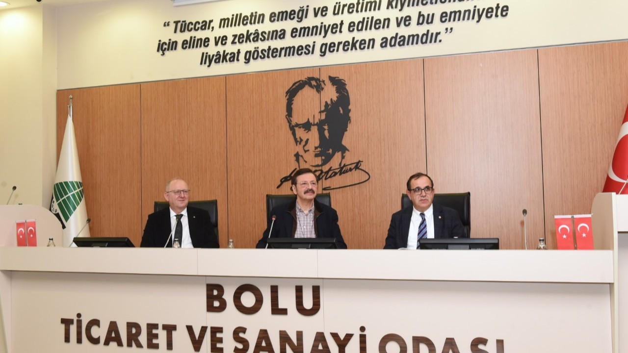 TOBB Başkanı Hisarcıklıoğlu: Bolu'da protestolar yüzde 25 azaldı