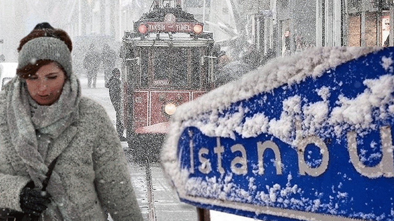 İstanbul'a kar yağışı için tarih verildi!