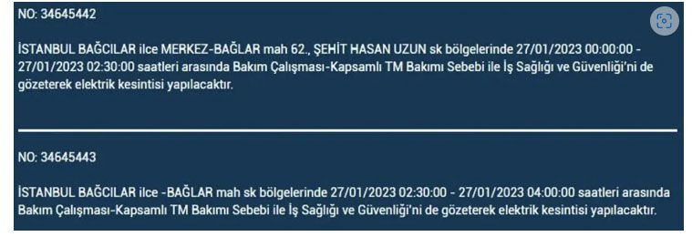 İşte bugün İstanbul'da elektriğin kesileceği 24 ilçe - Sayfa 4