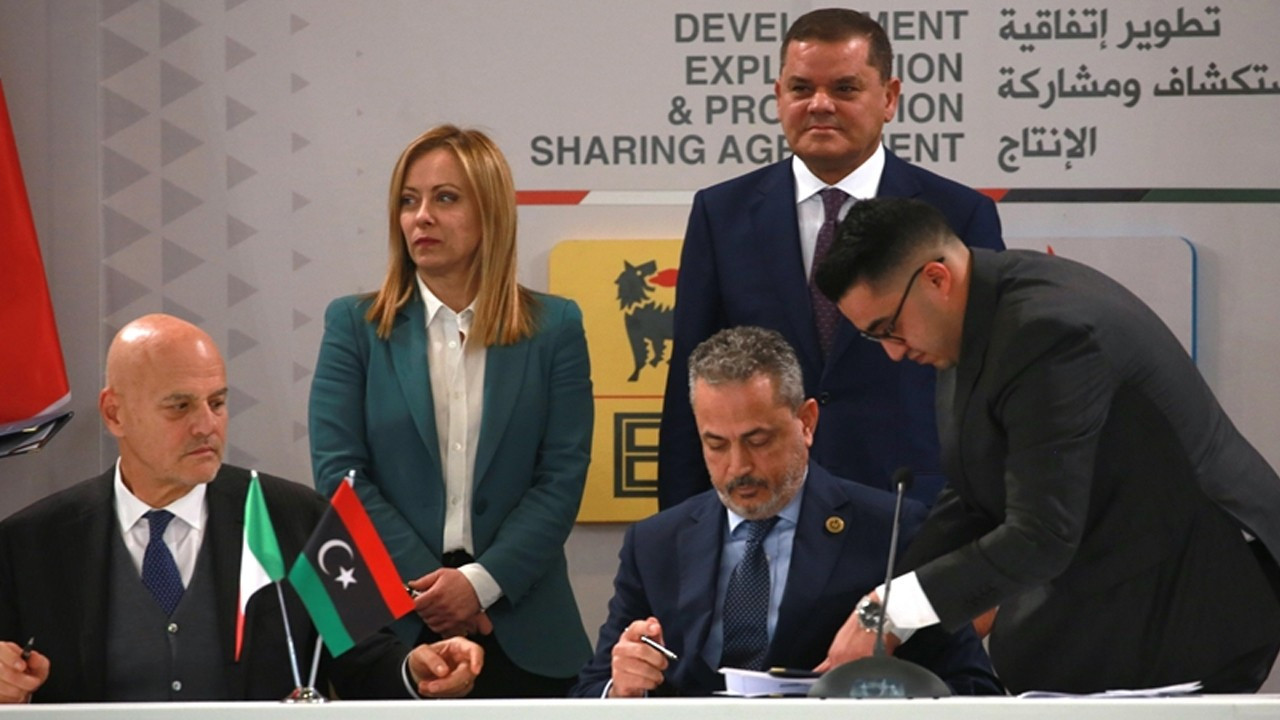 Libya ile İtalya doğalgaz anlaşması imzaladı