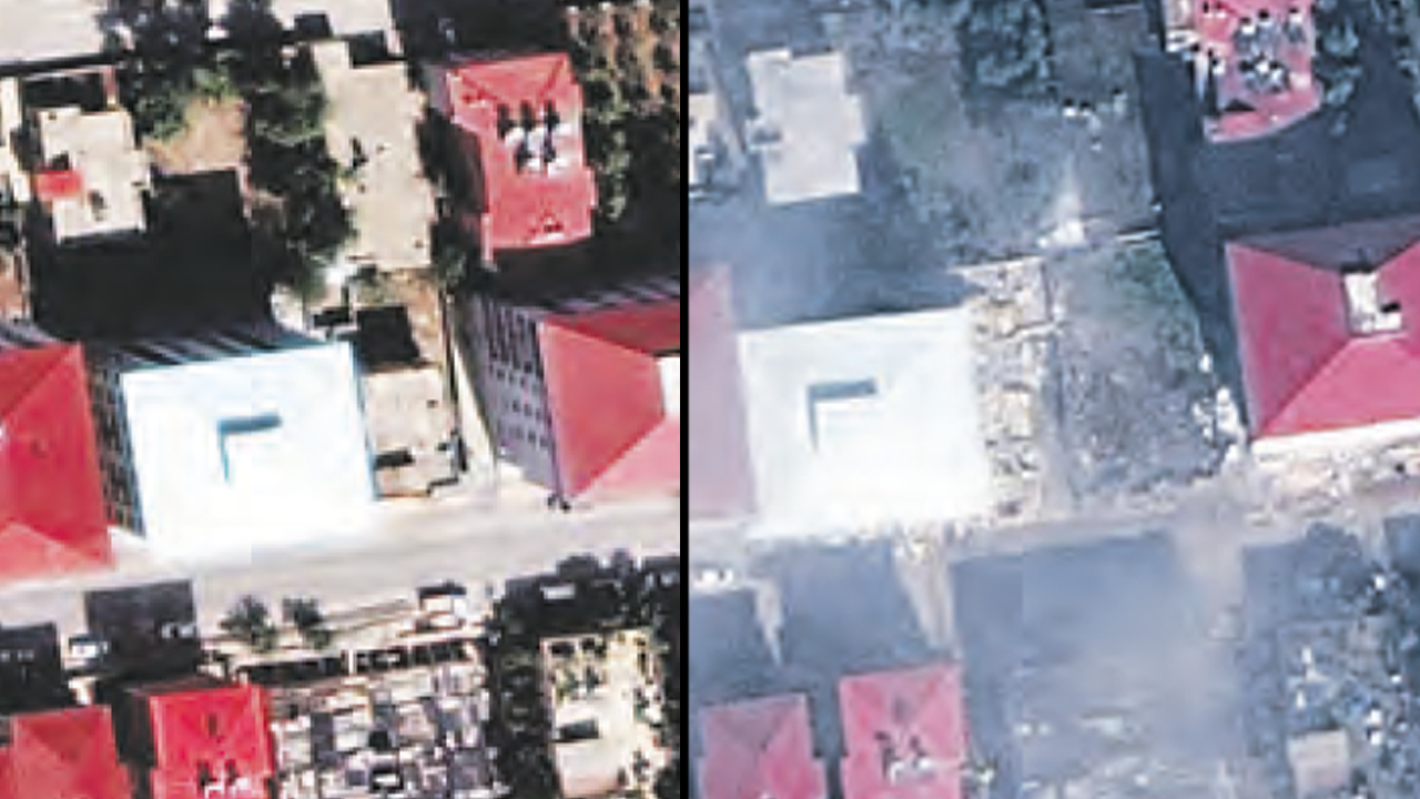 Depremlerin yarattığı büyük yıkım uydu görüntülerine yansıdı: Gaziantep yerle bir...