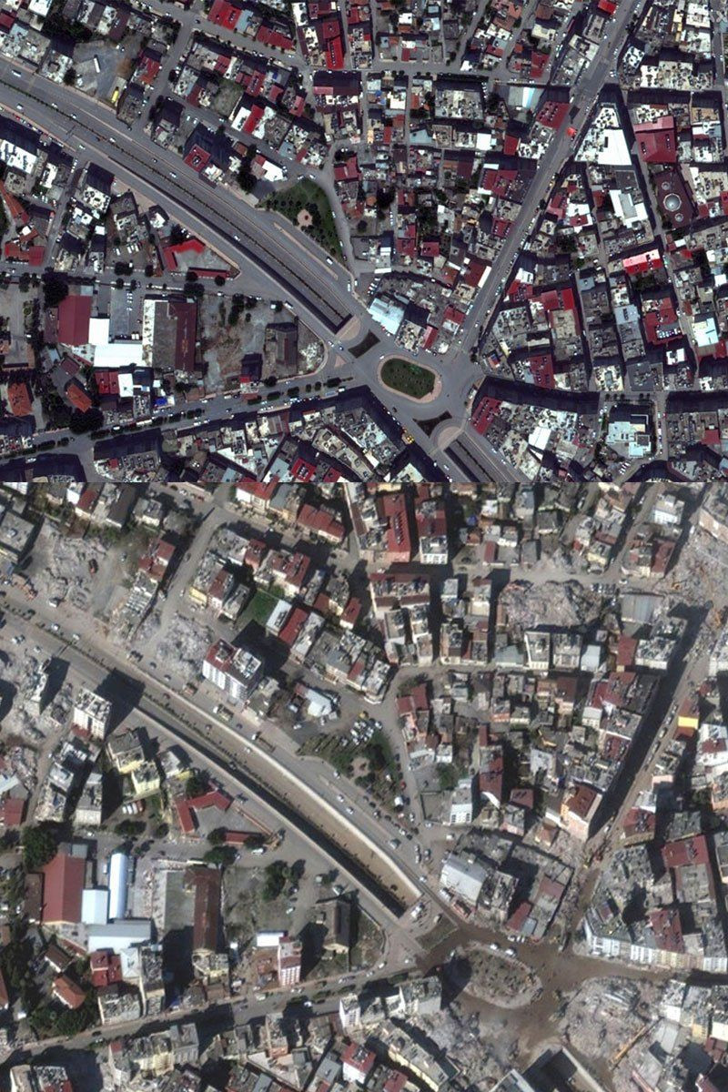 Deprem bölgesinden son uydu görüntüleri: Yıkımın korkunç boyutu - Sayfa 3