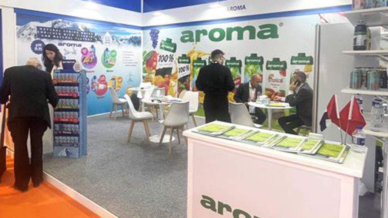 Aroma, dünya gıda sektörünü buluşturan Gulfood'a katıldı