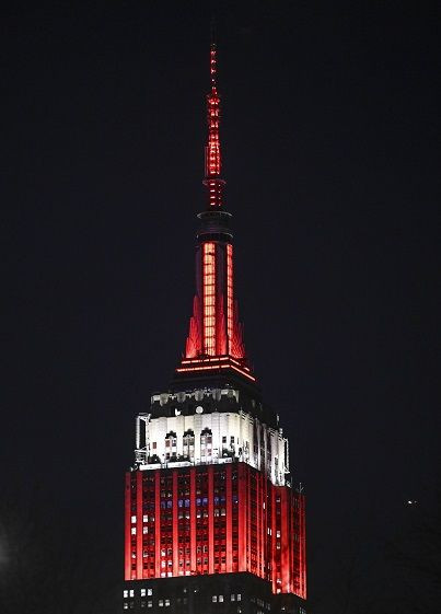 Empire State Binası Türk Bayrağı renkleriyle ışıklandırıldı - Sayfa 4