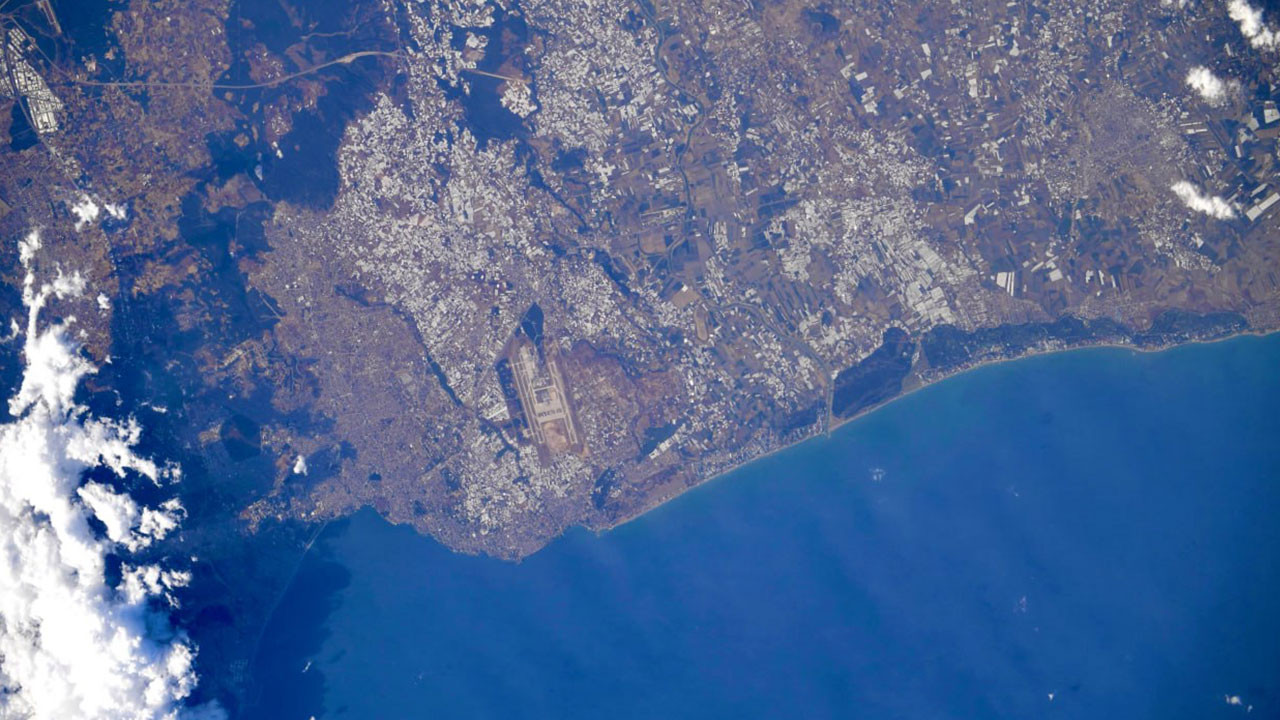 Rus kozmonot Antalya'nın uzaydan fotoğrafını paylaştı