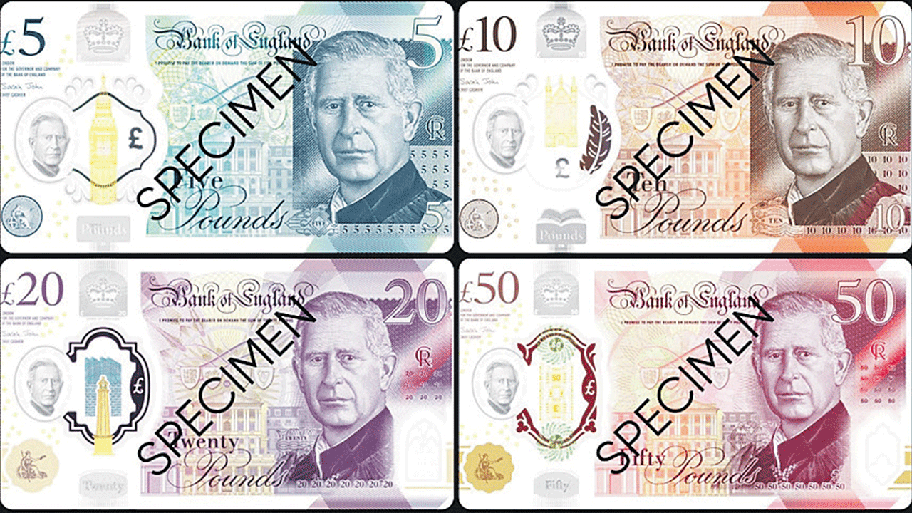 Kral Charles banknotları 2024’te dolaşımda