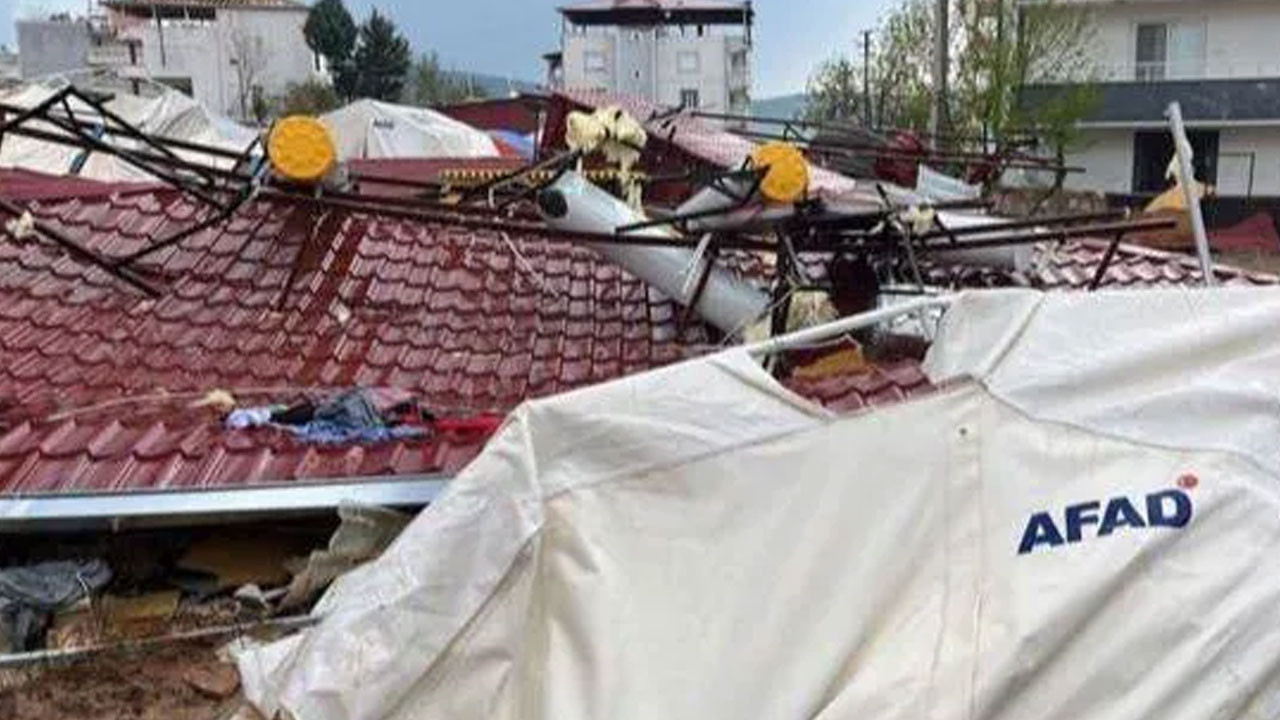 Kahramanmaraş'ı hortum vurdu: 1 ölü 34 yaralı