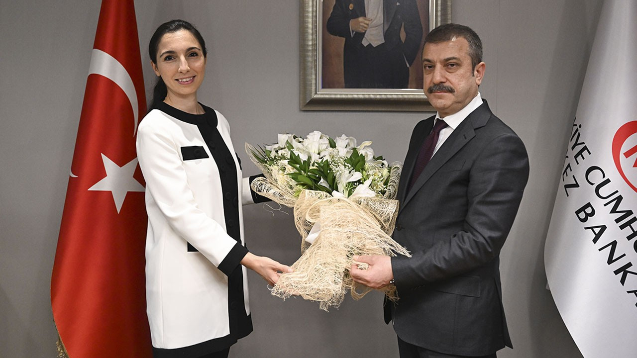 TCMB Başkanı Hafize Gaye Erkan görevi Kavcıoğlu'ndan devraldı