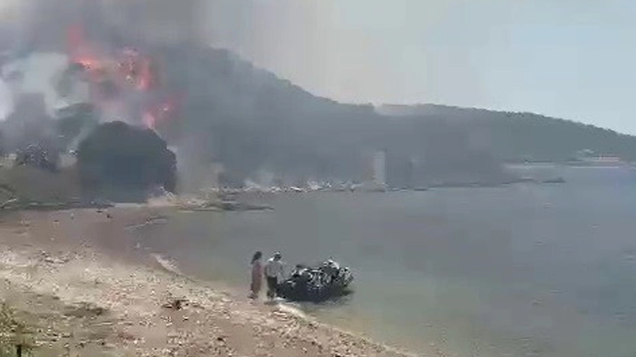 İzmir'de iki ayrı yerde orman yangını - Dünya Gazetesi