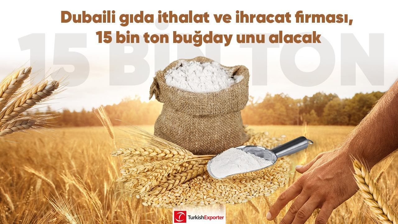 Dubaili gıda ithalat ve ihracat firması, 15 bin ton buğday unu alacak