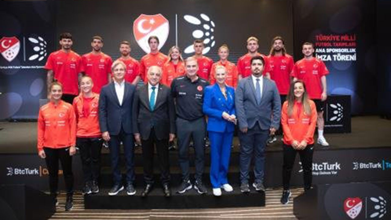 BtcTurk yeniden Türkiye Milli Futbol Takımları ana sponsoru oldu