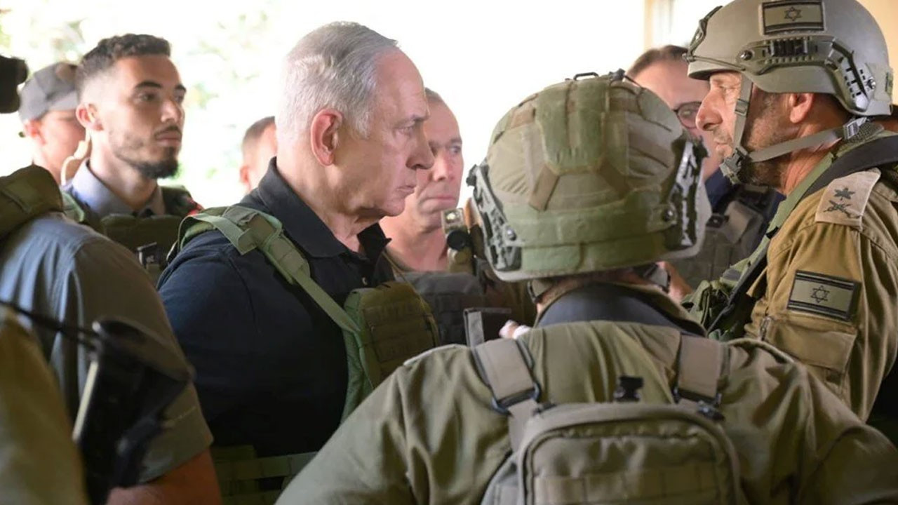 Netanyahu gazze sınırını ziyaret etti