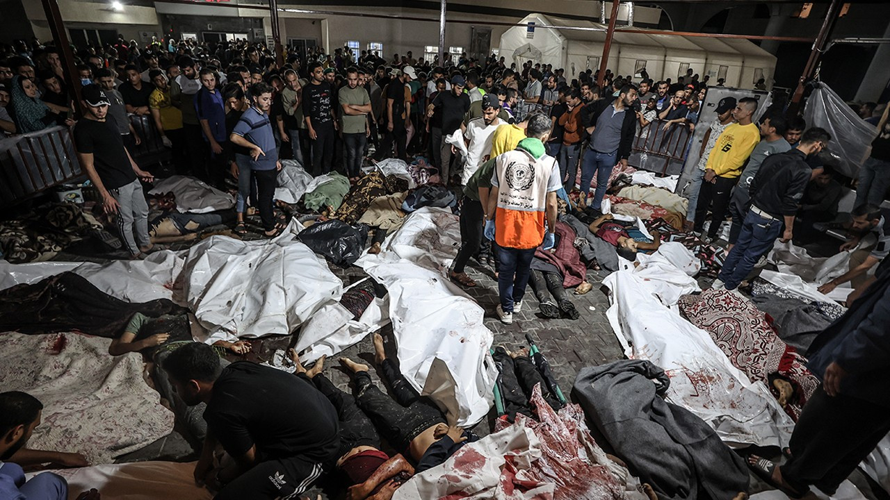 Gazze'deki hastane saldırısı dünyada yankı uyandırdı