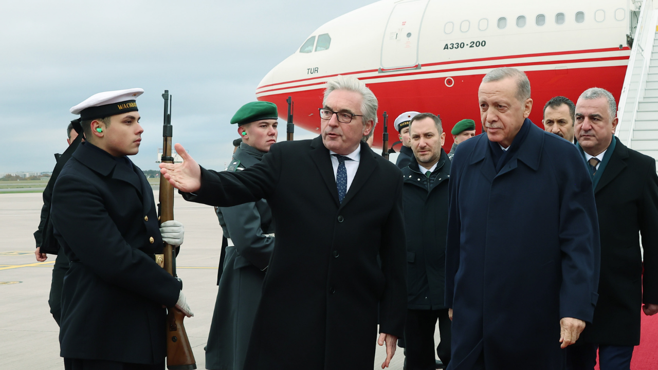 Cumhurbaşkanı Erdoğan'ın Almanya ziyareti başladı