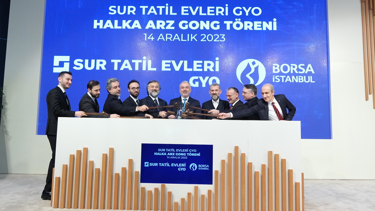 Borsa İstanbul’da gong Sur Tatil Evleri GYO için çaldı