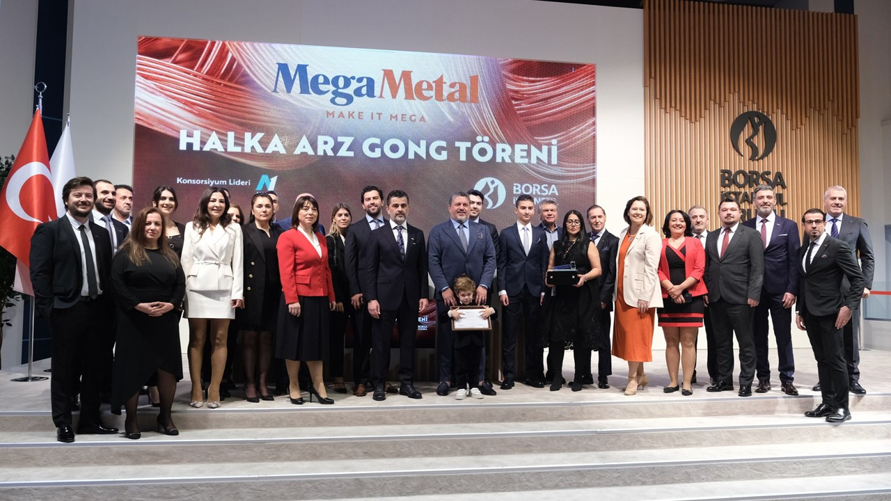 Borsa İstanbul’da gong Mega Metal için çaldı