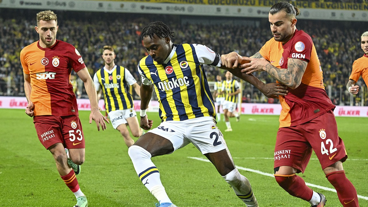 Fenerbahçe-Galatasaray derbisi golsüz eşitlikle sona erdi