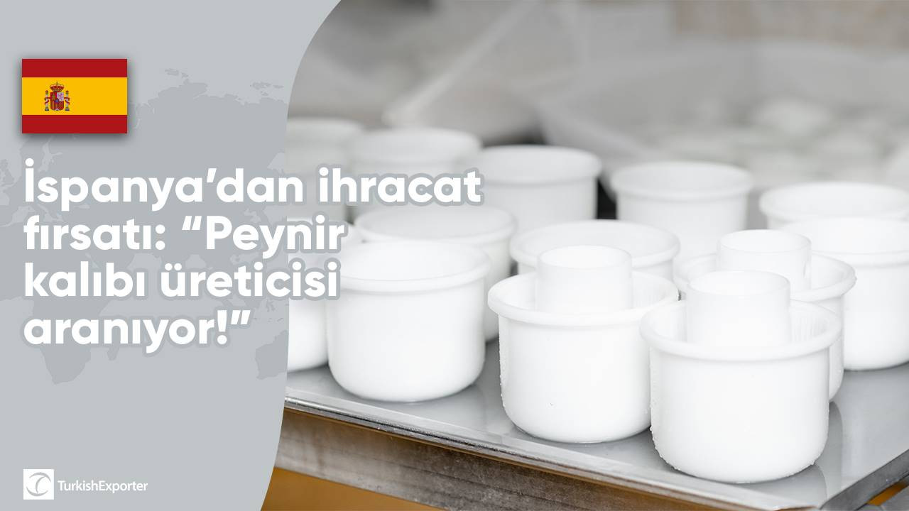 İspanya’dan ihracat fırsatı: “Peynir kalıbı üreticisi aranıyor!”