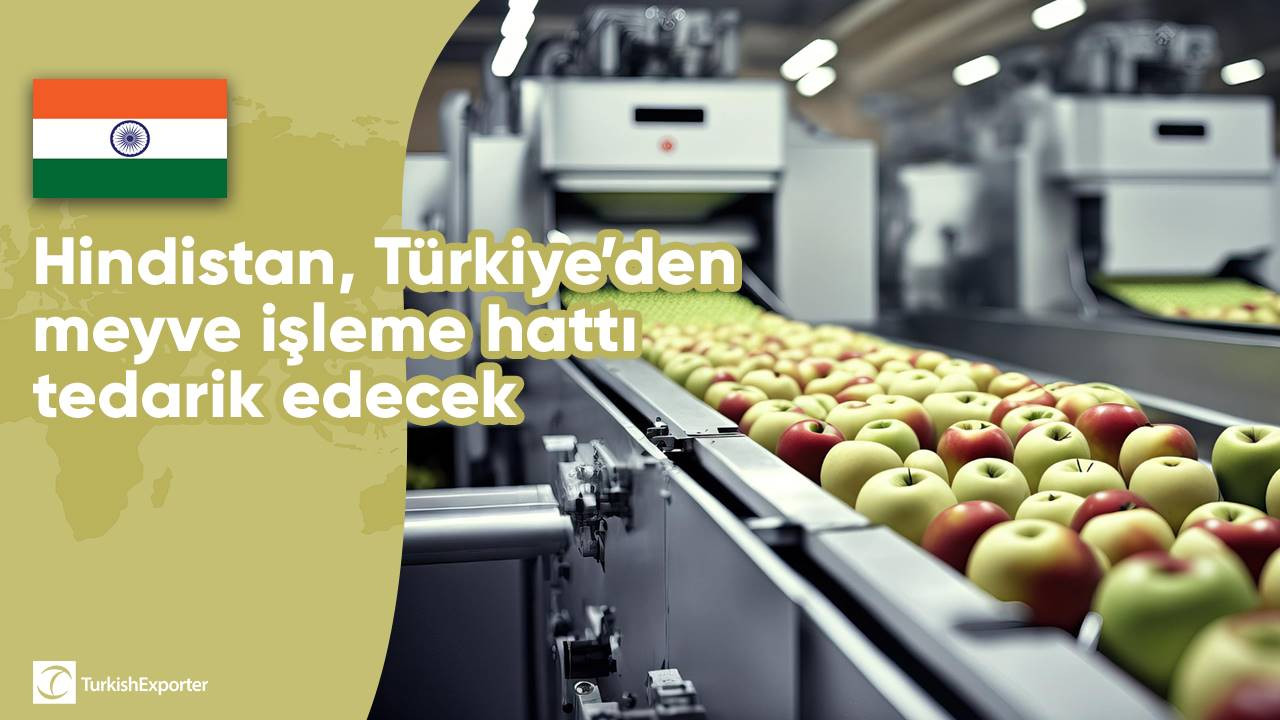 Hindistan, Türkiye’den meyve işleme hattı tedarik edecek