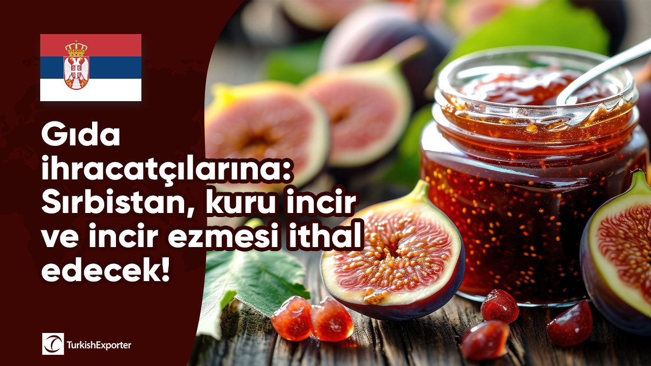 Gıda ihracatçılarına: Sırbistan, kuru incir ve incir ezmesi ithal edecek!