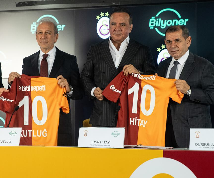 Galatasaray ile Bilyoner'den sponsorluk anlaşması