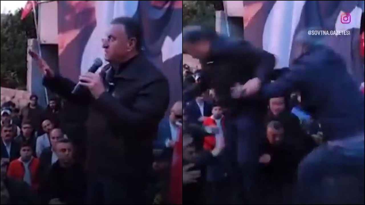 CHP'li Lütfü Savaş'a sahnede saldırı
