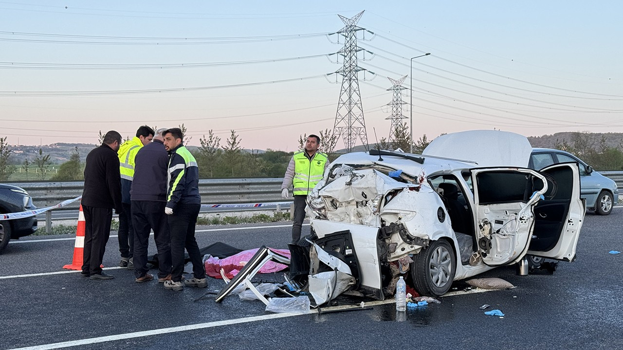 Kuzey Marmara Otoyolu'nda feci kaza: 2 ölü, 4 yaralı