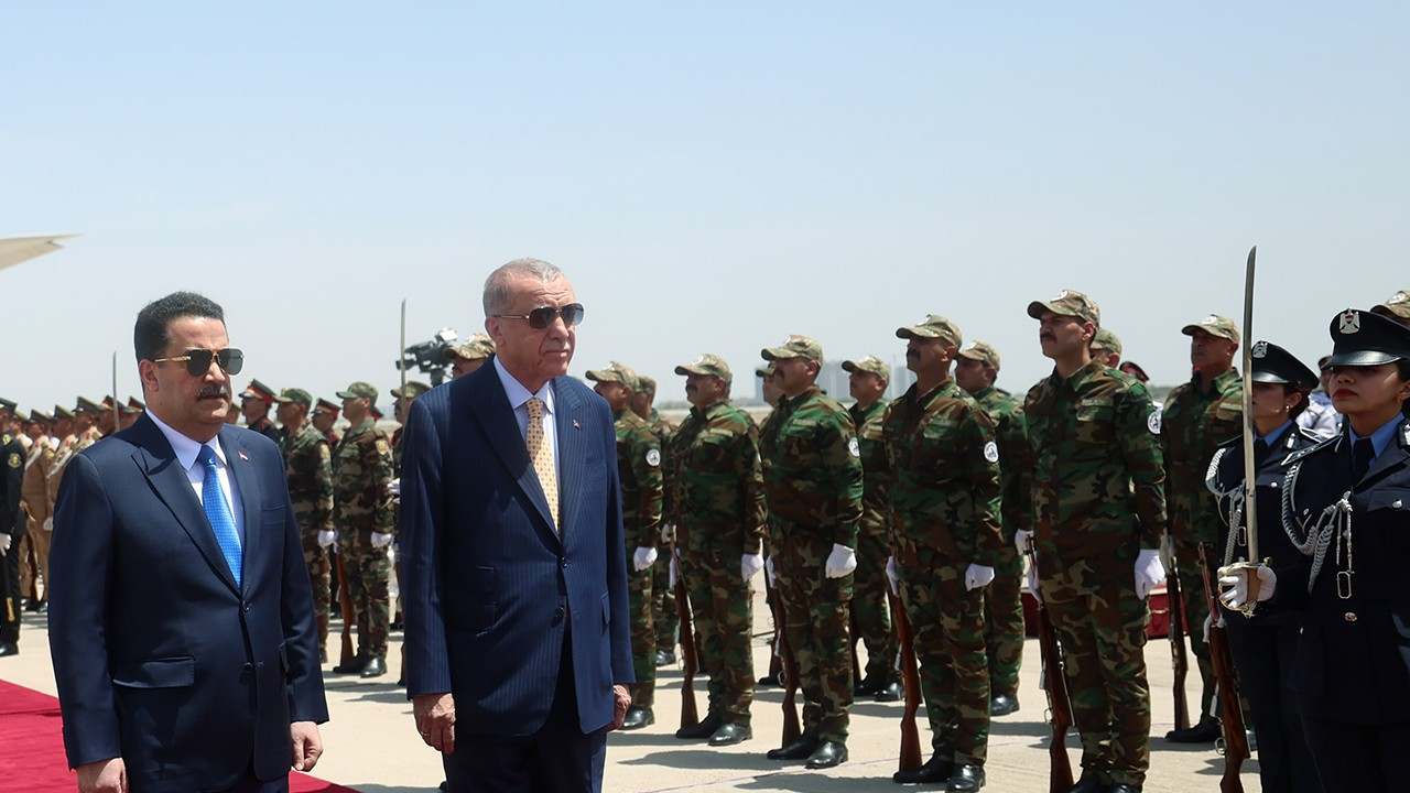 Cumhurbaşkanı Erdoğan, Irak'a geldi