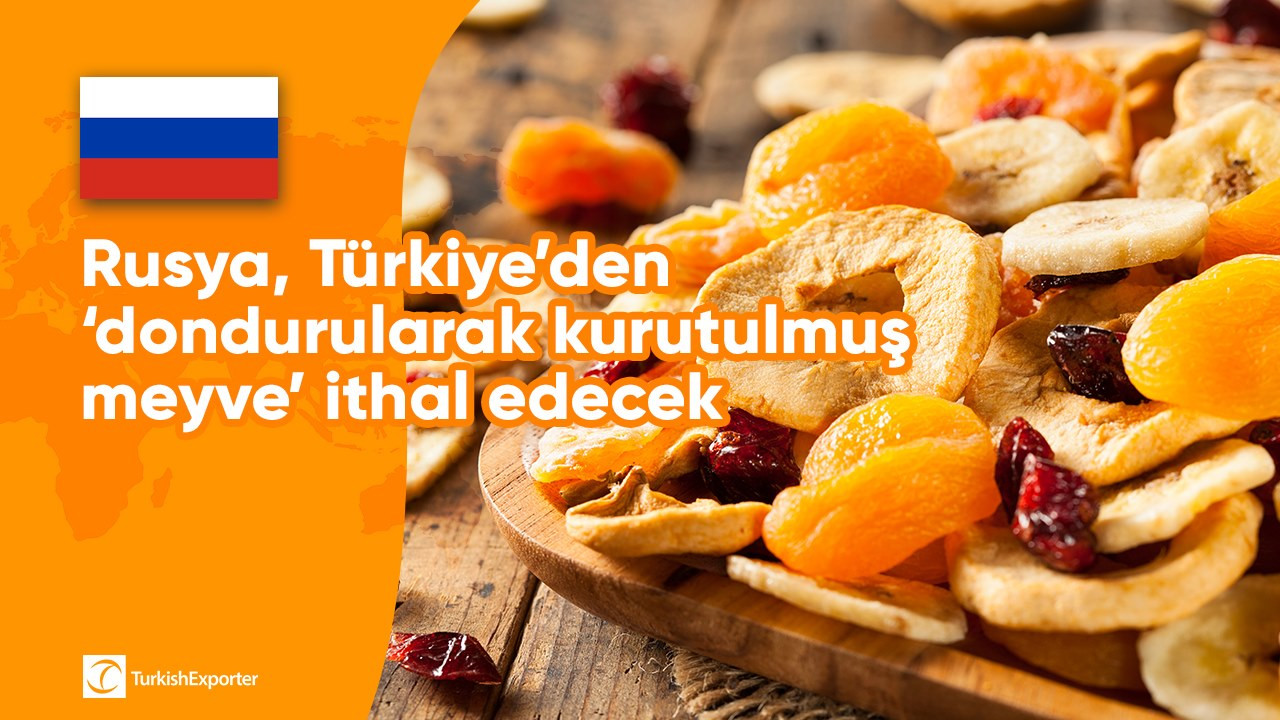 Rusya, Türkiye’den ‘dondurularak kurutulmuş meyve’ ithal edecek