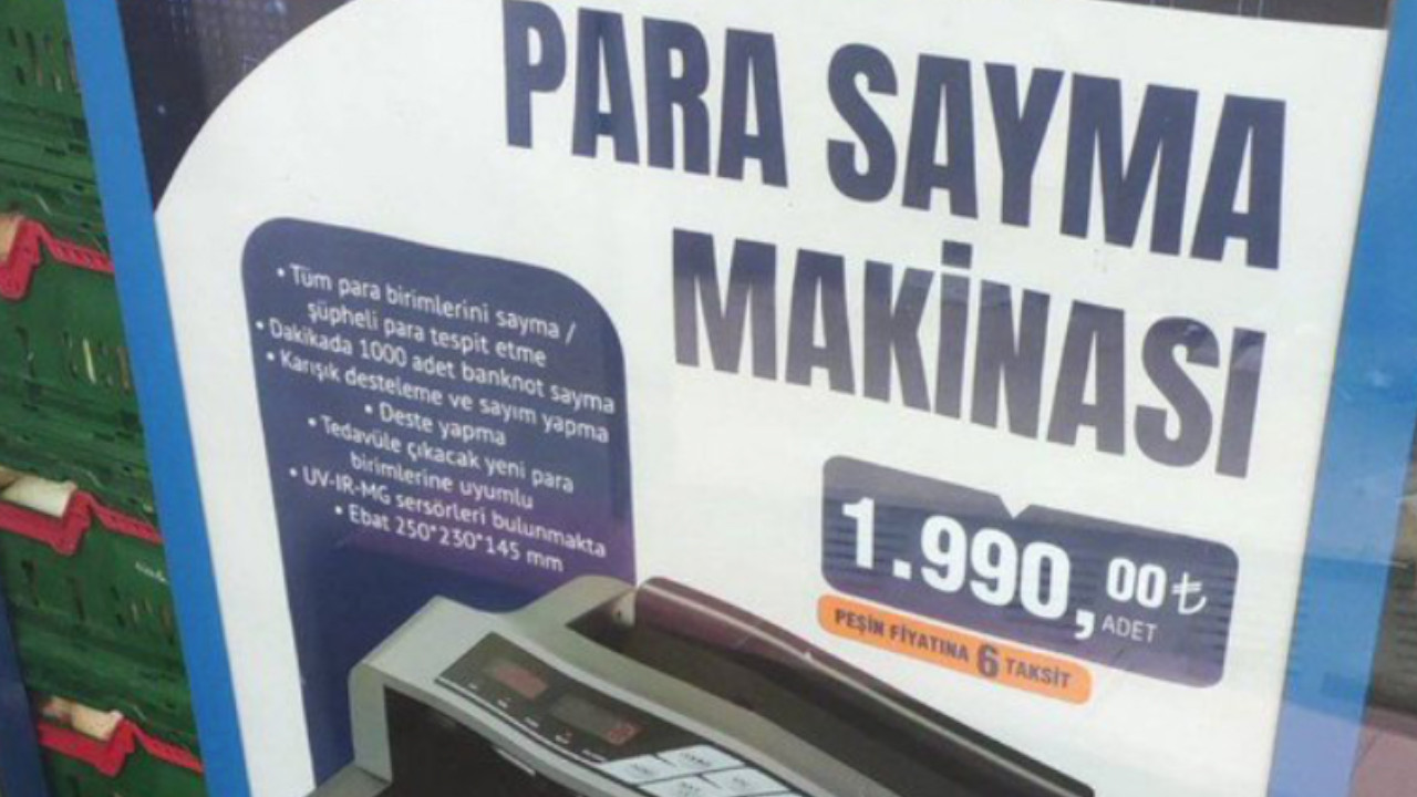BİM 3 Mayıs İndirim Kataloğu: BİM para sayma makinesi mi satacak?
