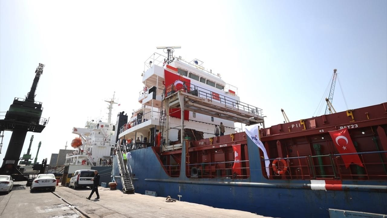 'Türkiye-Katar Gazze İyilik Gemisi' yola çıktı