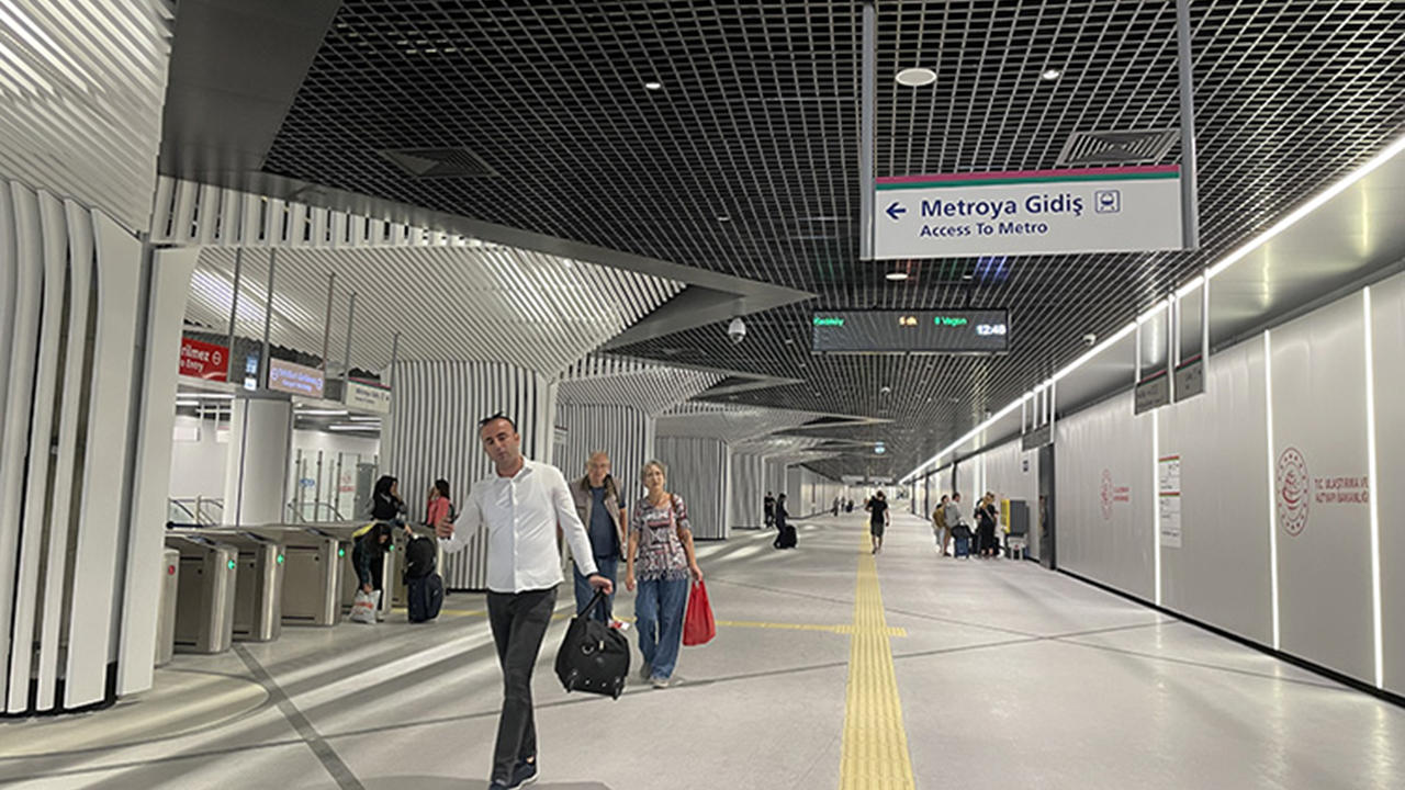 Kadıköy-Sabiha Gökçen Metro Hattı'nda teknik arıza giderildi