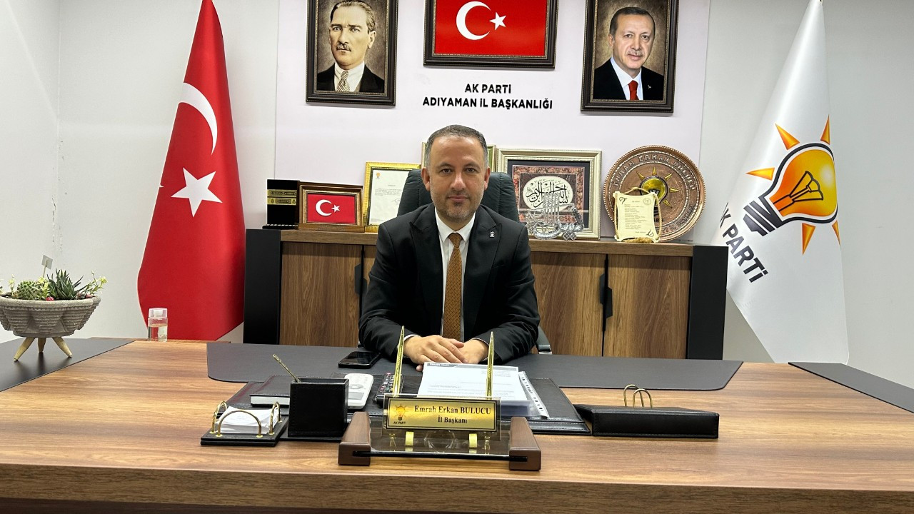 AK Parti Adıyaman İl Başkanı Emrah Erkan Bulucu istifa etti