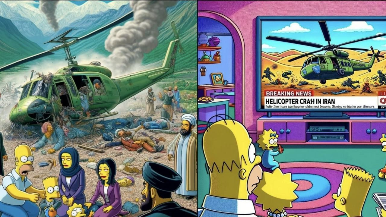 Simpsonlar Reisi'nin öldüğü helikopter kazasını da bildi mi?