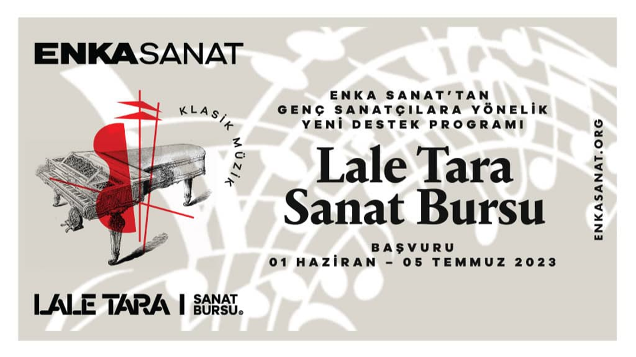 'Lale Tara Sanat Bursu' başvuruları 1 Haziran'da başlıyor