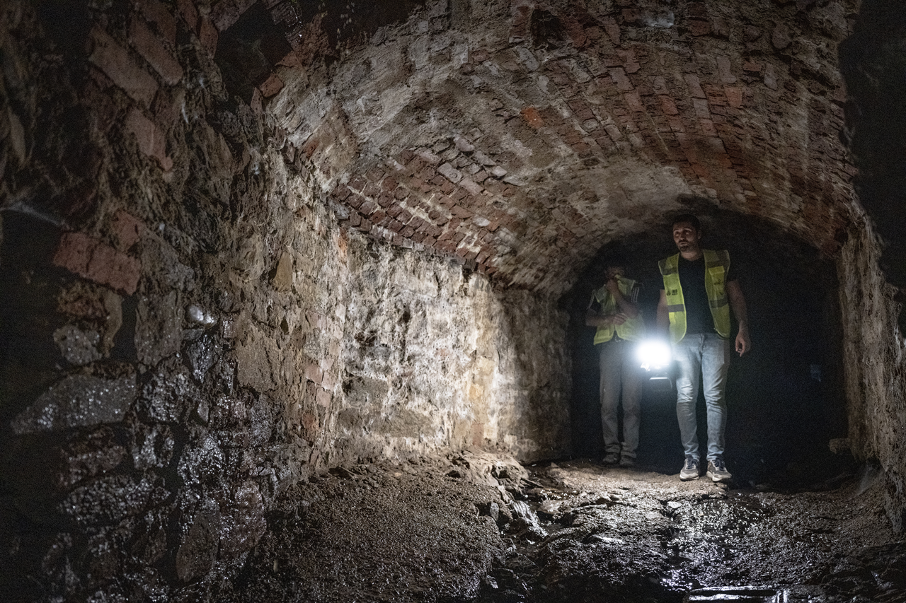 Rumeli Hisarı'nda 125 metrelik tünel ortaya çıkarıldı