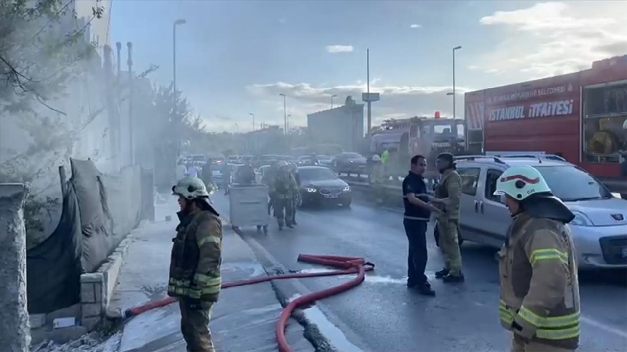 Beşiktaş'ta çıkan yangın söndürüldü