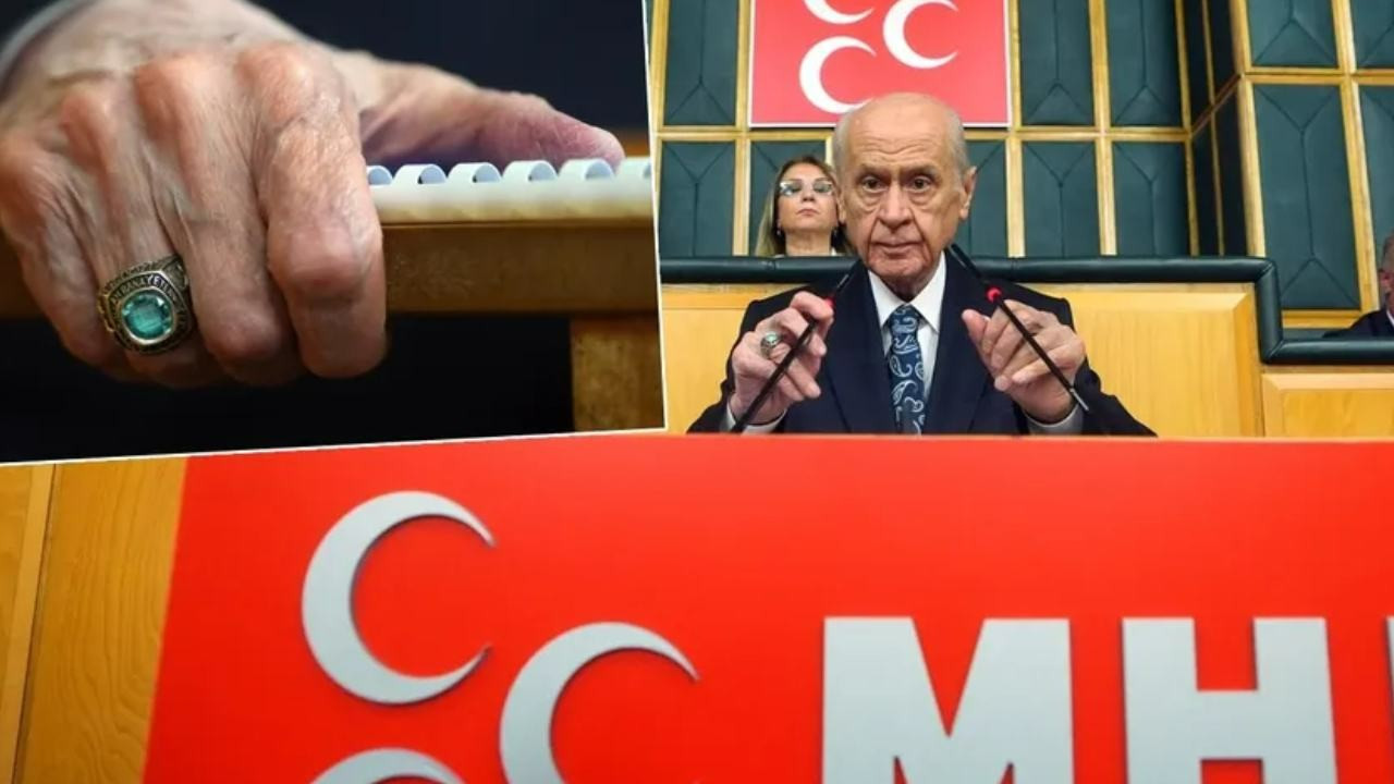 Bahçeli'nin yüzük paylaşımı gündemde: MHP'den ilk açıklama